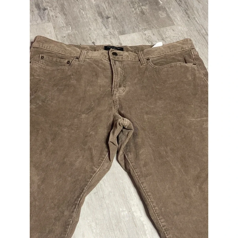 Banana Republic Pants Men's 36 x 30 Corduroy Brown Regular Fit Straight Leg Bag6